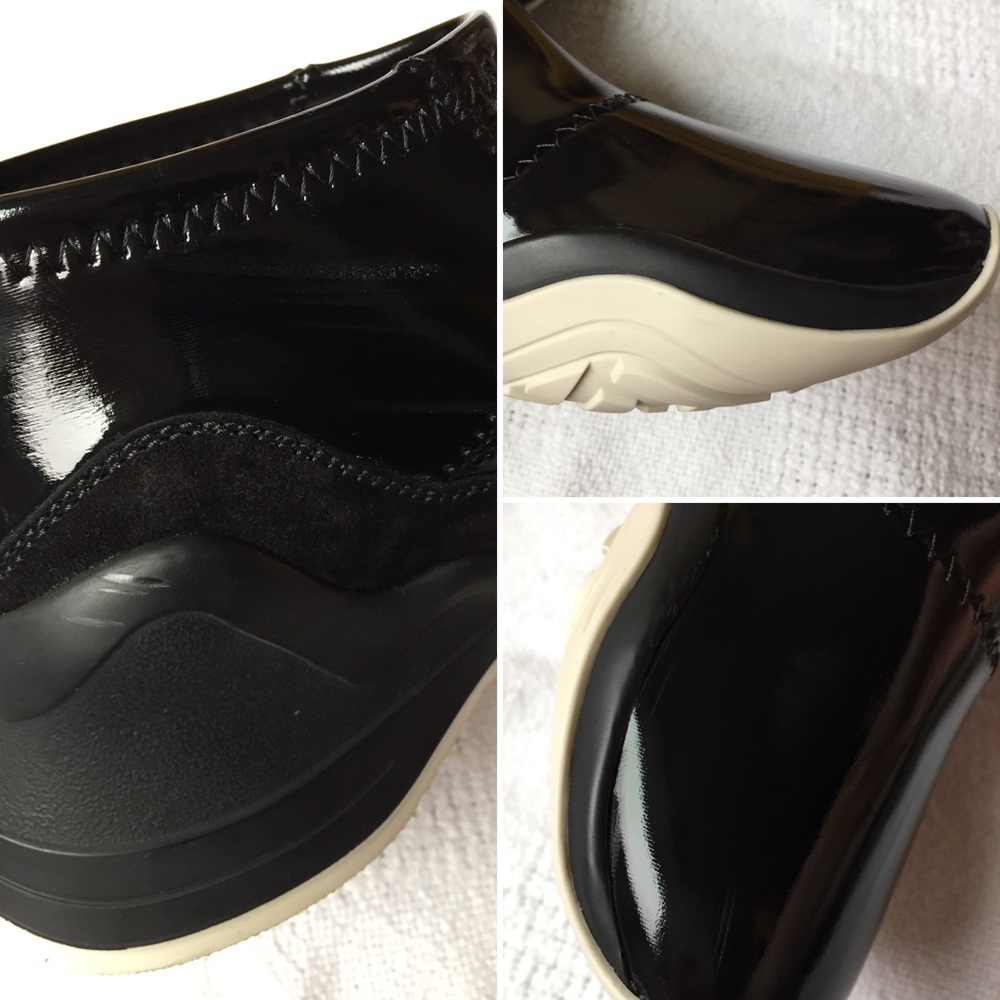 Fendi Ffluid Mid Top Glossy Sneakers Black Womens 9 US 39 EU New In Box Auth - Picture 13 of 13